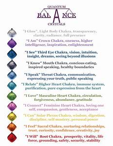 Healing Crystals Chart Quantum Balance Crystals Effect On
