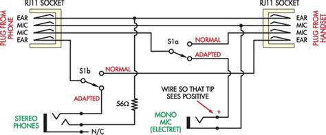 Cheapskates Headset Adapter Circuit Diagram
