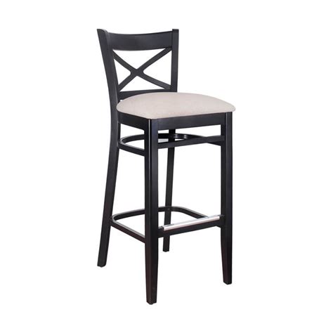 By international concepts (1) provence 26 in. Cross Back Bar Stool in Black | eBay