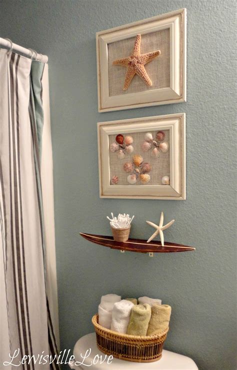 Lewisville Love Beach Theme Bathroom Reveal