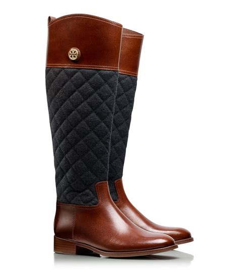 Tory Burch Rosalie Riding Boot In Brown Lyst