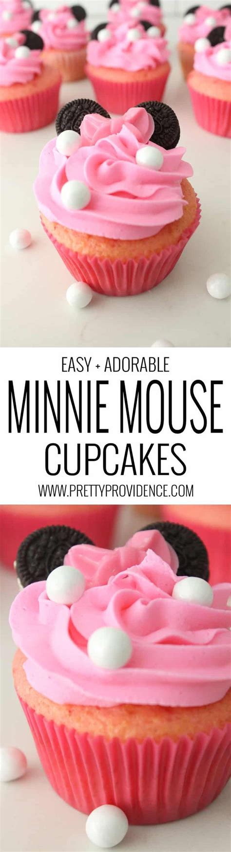 Mini maus (minnie mouse) sedeca figura od einfaches und leckeres minnie mouse muffins rezept mit oreo ohren! Minnie Mouse Cupcakes #cupcakes #minnie #mouse | Minnie ...