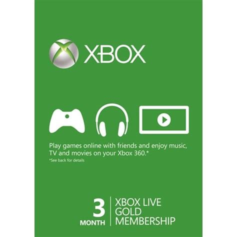 Microsoft Abonnement Xbox Live Gold 3 Mois à Prix Pas Cher Jumia Maroc