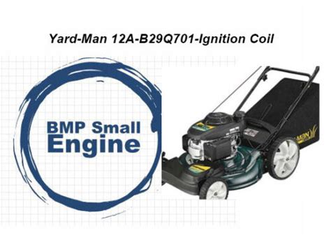 Ignition Coil Module For Yard Man Walk Behind Mower 12a B29q701 Ebay