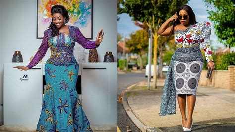 Handwoven Kente Corset Wedding Dress African Wedding Kente Styles
