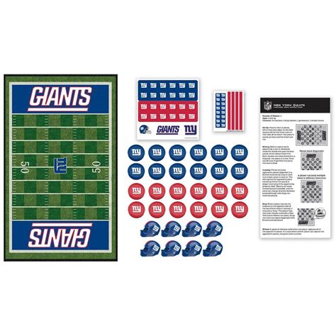 This Masterpieces Nfl New York Giants Checkers Game Is The Classic Game