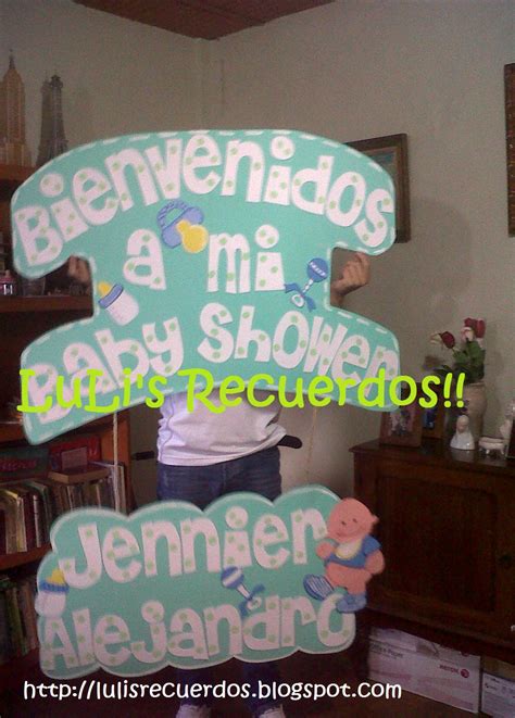 Lulis Recuerdos Nombres Para Baby Shower En Foami