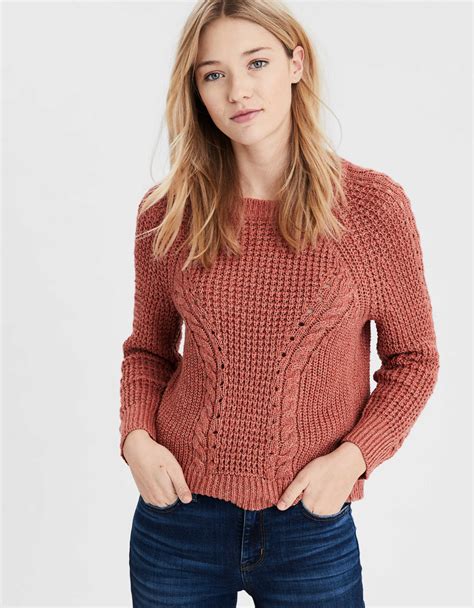 Discover cable sweaters at asos. AE Cable Knit Crew Neck Sweater