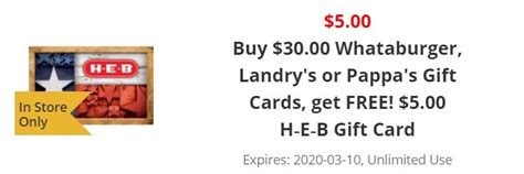 Search for heb credit card. H-E-B Promotions: Get Up to $10 HEB Gift Card w/ Select GC Purchase (Netflix, Uber, More!), Etc