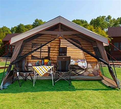 5 Log Cabin Tents With Fantastic Quality — Pros And Cons