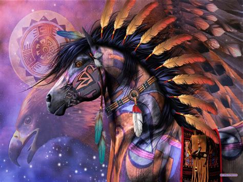 Eagle Within Shaman Native American Horses Native American