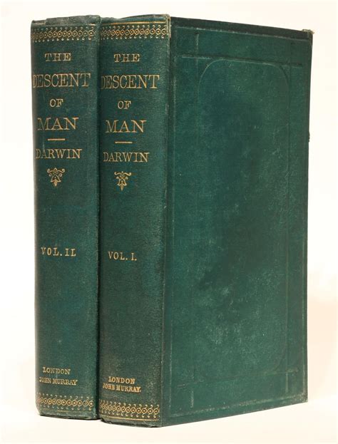 The Descent Of Man And Selection In Relation To Sex Von Darwin Charles Very Good Hardcover