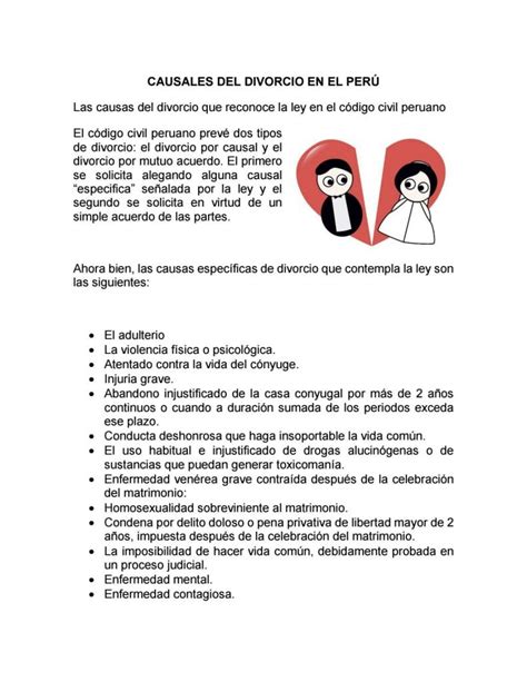 Tipos De Divorcio