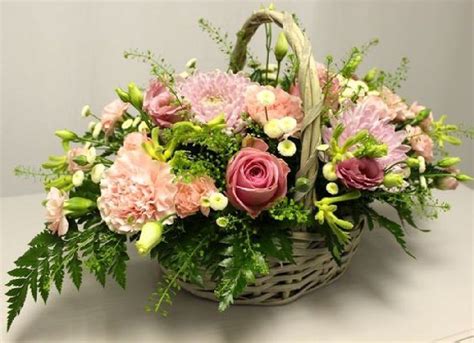 Best Beautiful Floral Basket Arrangement Ideas Basket Flower