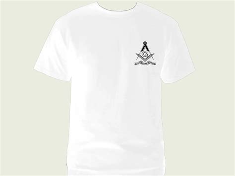 2019 Masonic Freemasons Emblem Faith Hope Charity White T Shirt In T