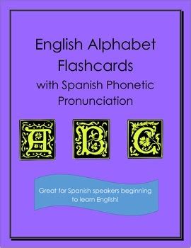 Trusted by 85% of u.s. English Alphabet Flashcards for Spanish Speakers by ...