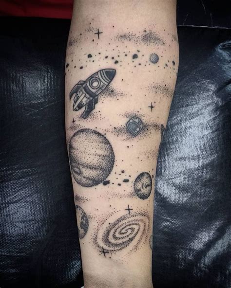 Space Tattoo Ideas Simple