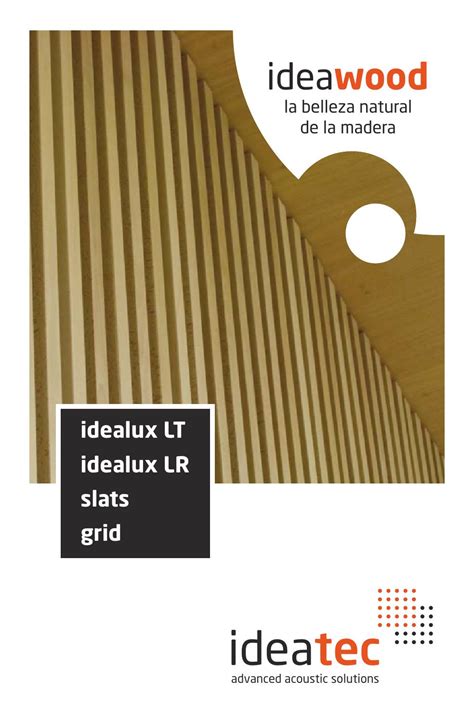 Ofertas mercadona en las revistas online. Ideatec ES - Catálogo comercial Ideawood by Ideatec - Issuu