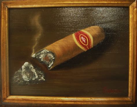 Susanna Cork Art Cigar Painting For Dad