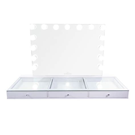 Slaystation® Pro 20 Tabletop Glow Pro Vanity Mirror Drawer Units
