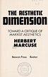 The aesthetic dimension (1978 edition) | Open Library