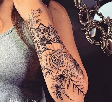 Half Sleeve Womens Sleeve Tattoo
