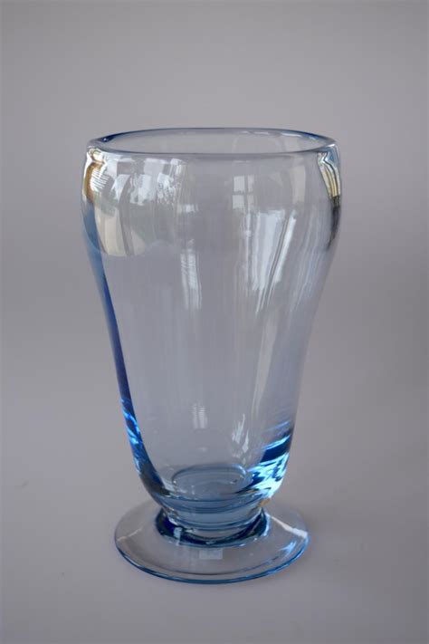 Sapphire Blue Vase Whitefriars
