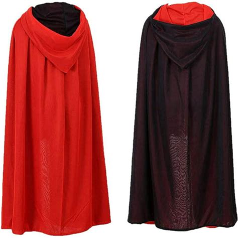 halloween hooded cloak adult unisex cosplay party costume for men women dress up