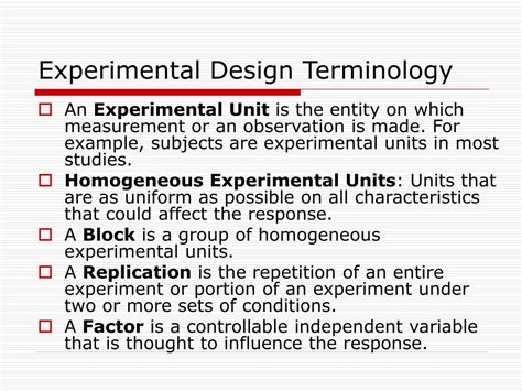 What Is Basic Experimental Design