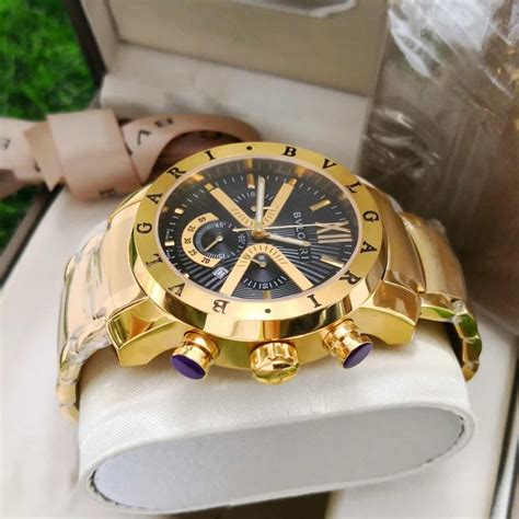 Relógio Bvlgari Iron Man Sd38s Dourado Luxury Store