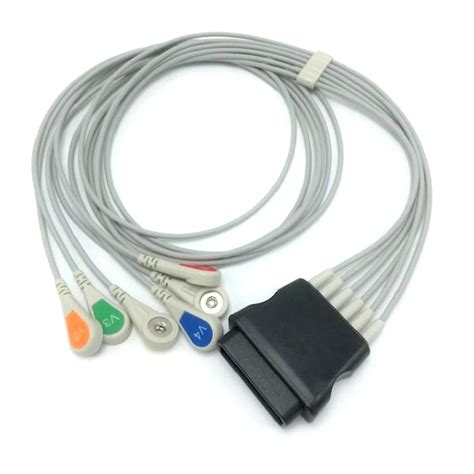 lifepak 12 15 v lead ecg cable coast biomedical equipment