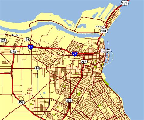 City Map Of Corpus Christi