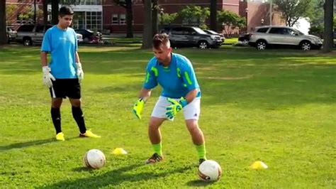 Goalkeeper Footwork And Catching Drills Youtube