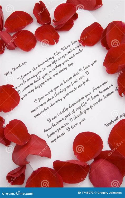 A Love Letter For Valentines Day Stock Photos Image 7748073