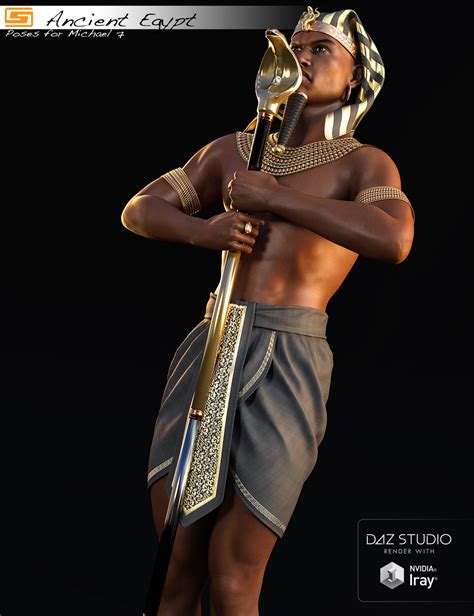 Ancient Egypt Poses And Props For Michael 7 Daz 3d