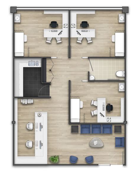 Floor Plan Open Office Layout Design Patricksoradams