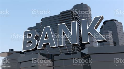 Bank Sign On Building Stock Photo Download Image Now Architecture