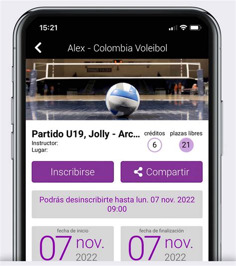 App Per Gestionar Las Convocatorias De Vóleibol