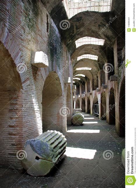 Flavian Amphitheater Stock Image Image Of Arch Culture 118095441