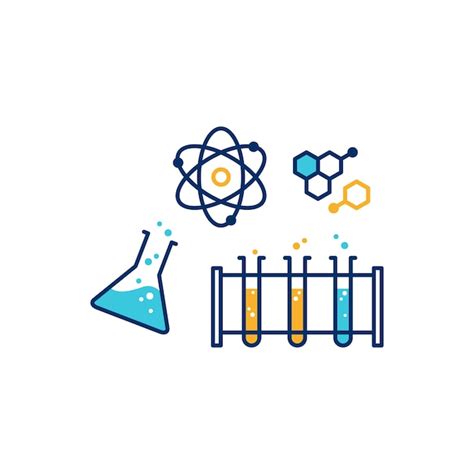 Premium Vector Chemical Physics Lab Illustrative Icon Vector Illustration