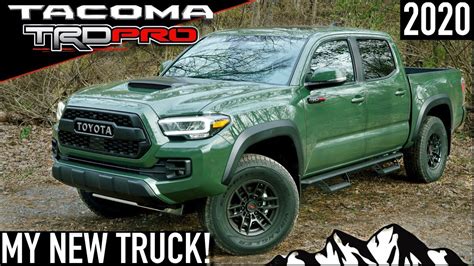 My New Truck 2020 Toyota Tacoma Trd Pro Army Green 6 Speed Manual