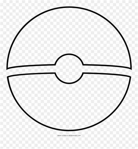 The Outline Of A Pokemon Ball