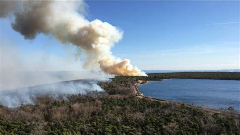 Crews Continue To Battle Wildfire At Upstate Ny Park Nbc New York