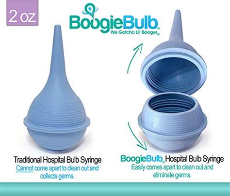 Boogiebulb Baby Nasal Aspirator And Booger Sucker For Newborns Toddlers