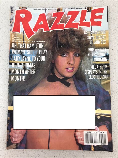 Vintage Razzle Magazine Vol 5 No 22 1987 Glamour Adult Etsy