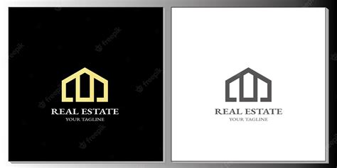 Premium Vector Luxury Gold And Black Building Real Estate Logo