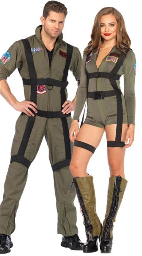 Top Gun Paratroopers Couples Costume Top Gun Cutie