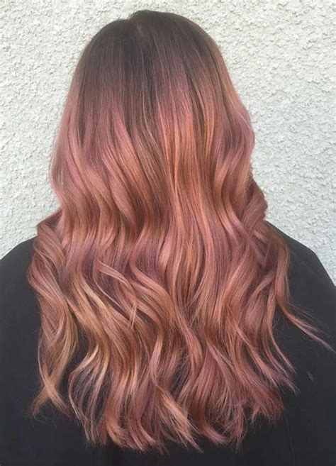 65 Rose Gold Hair Color Ideas For 2017 Rose Gold Hair Tips