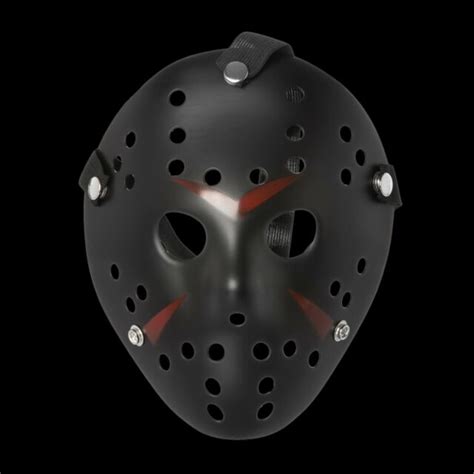Adults Black Halloween Hockey Style Hacker Horror Hockey Face Masks