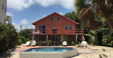 Affordable Beachfront Home With Pool Remax Vip Belize Real Estate